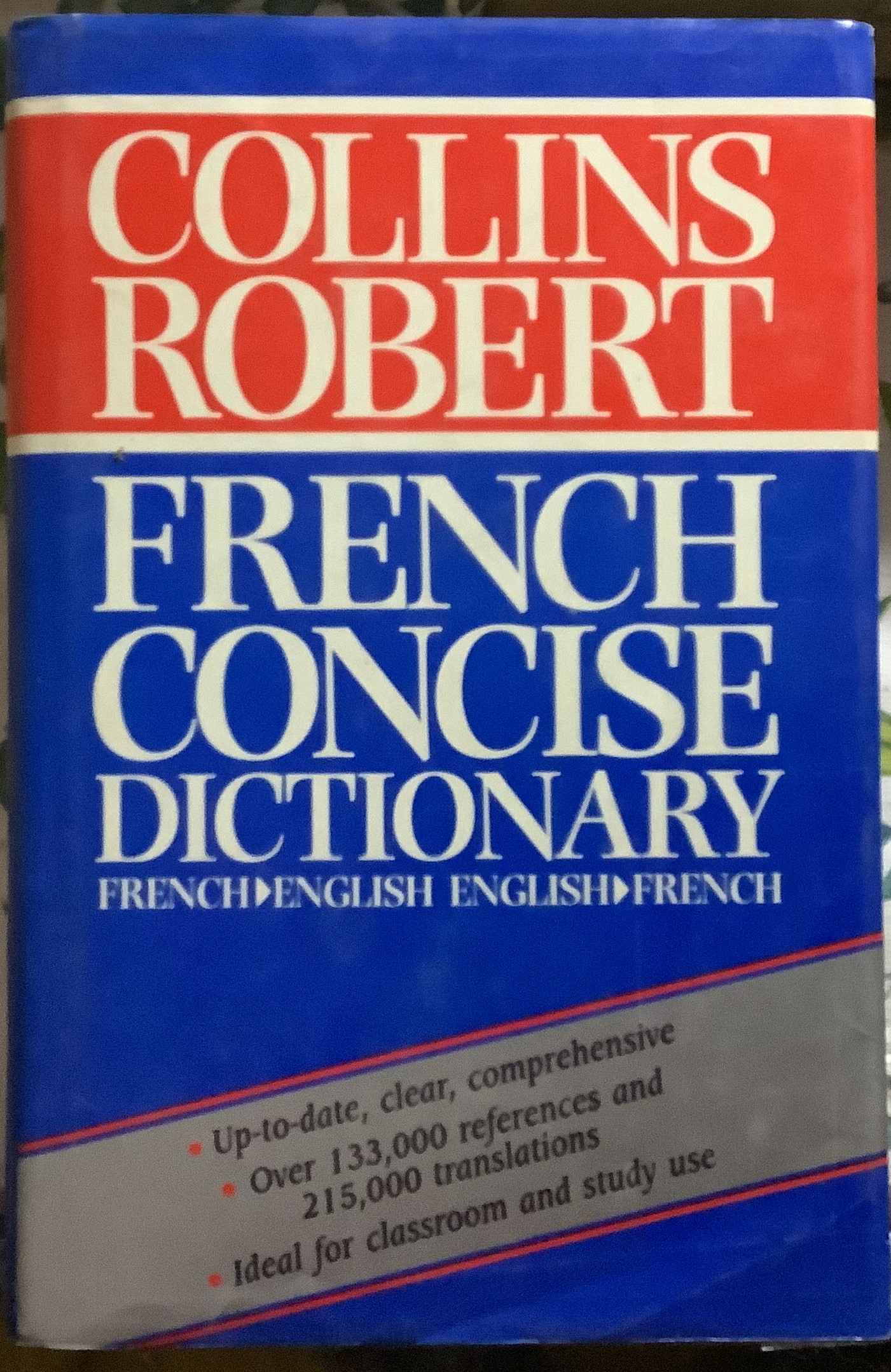French Concise Dictionary FrenchEnglish (Preloved Hard Cover) Buki Huki
